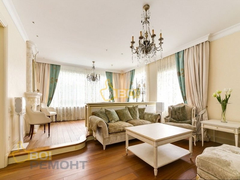Дизайнерский ремонт квартиры 300 м2-102